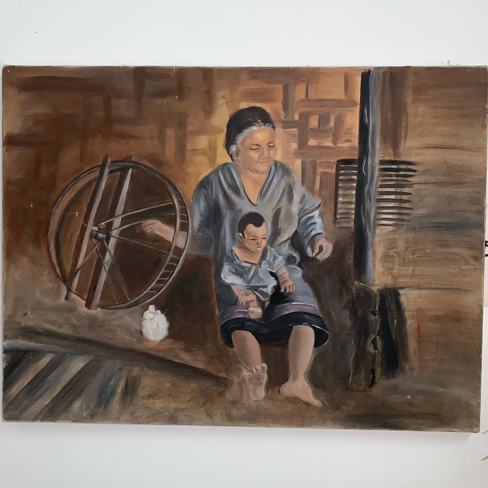 Vintage Canvas Art on 18” x 24” canvas